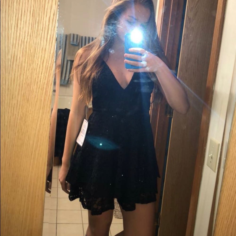 Black homecoming dress